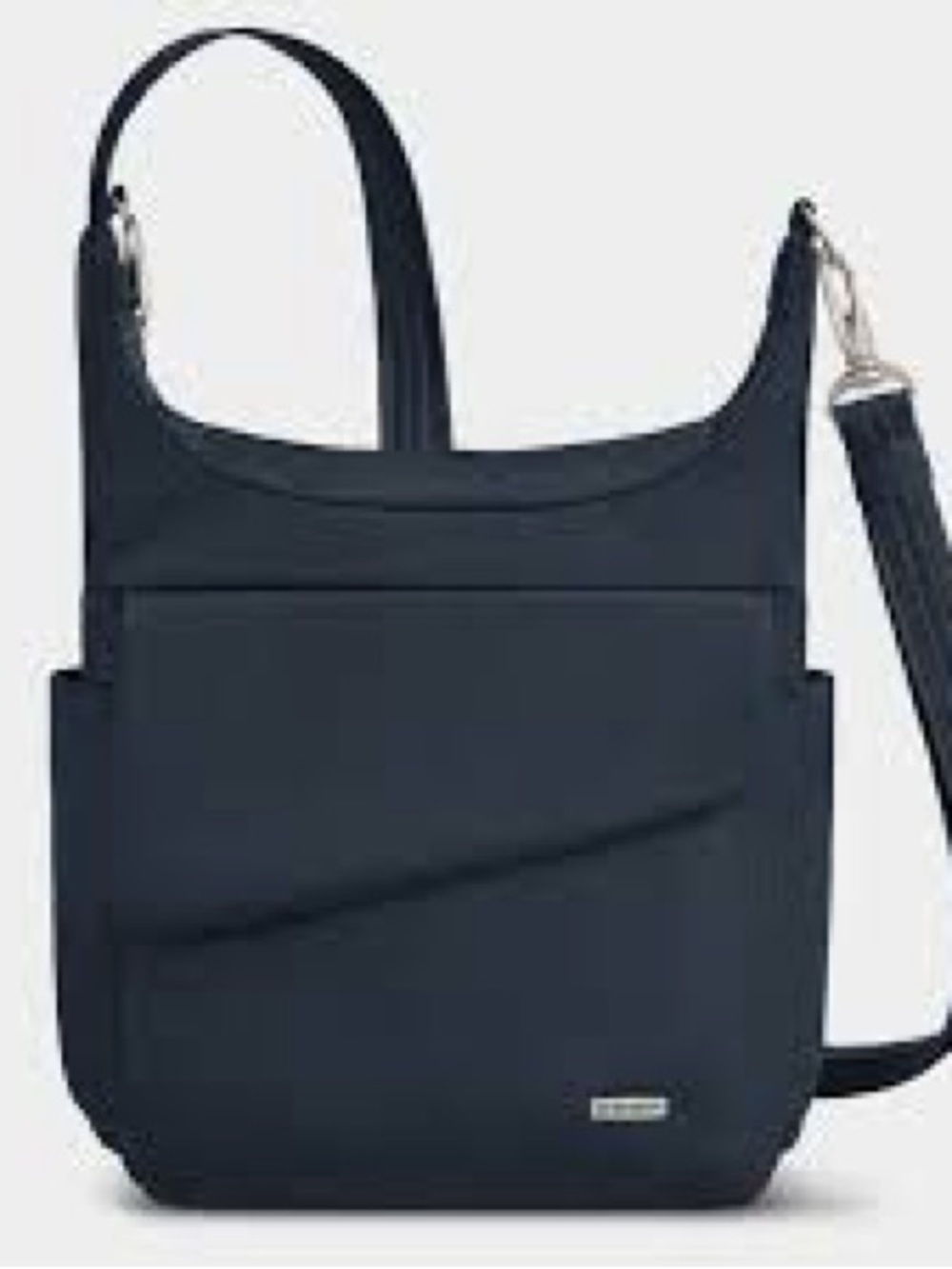 TRAVELON Anti-Theft Classic Messenger Bag Midnight NWT $88 - Picture 5 of 14